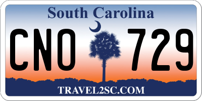 SC license plate CNO729