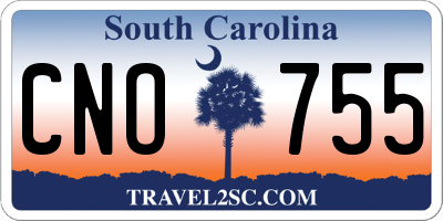 SC license plate CNO755