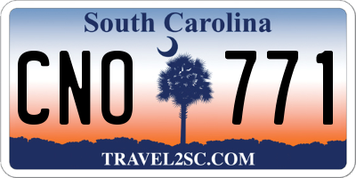 SC license plate CNO771