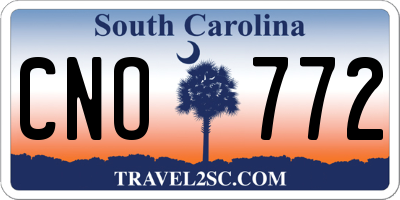 SC license plate CNO772