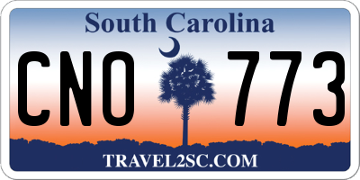 SC license plate CNO773