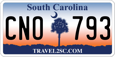 SC license plate CNO793