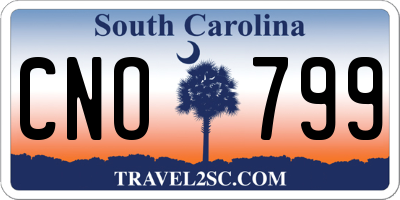 SC license plate CNO799