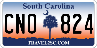 SC license plate CNO824
