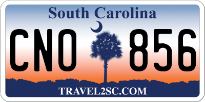 SC license plate CNO856