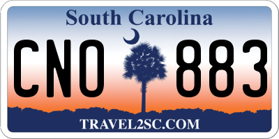 SC license plate CNO883