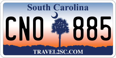 SC license plate CNO885