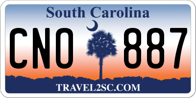 SC license plate CNO887