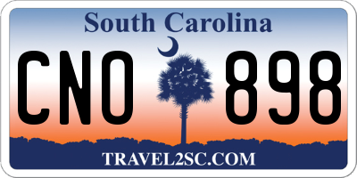 SC license plate CNO898