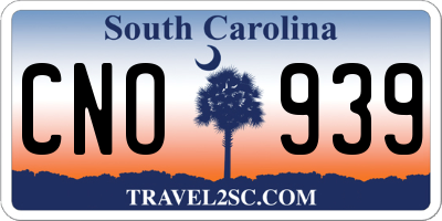 SC license plate CNO939