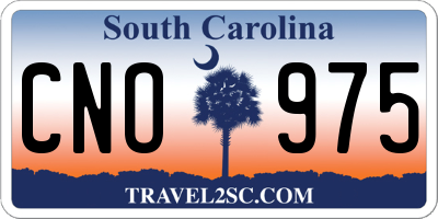 SC license plate CNO975