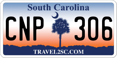 SC license plate CNP306