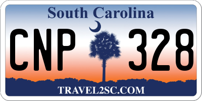 SC license plate CNP328