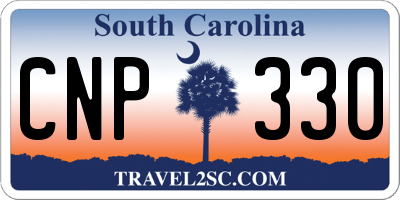 SC license plate CNP330