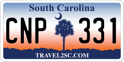 SC license plate CNP331