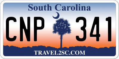SC license plate CNP341