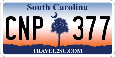 SC license plate CNP377