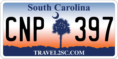 SC license plate CNP397
