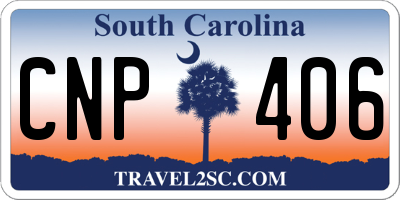 SC license plate CNP406