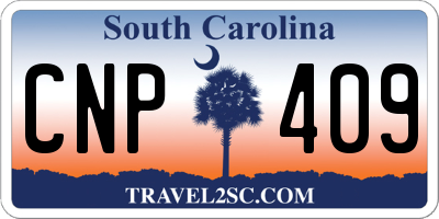 SC license plate CNP409