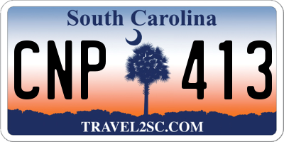 SC license plate CNP413