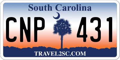 SC license plate CNP431