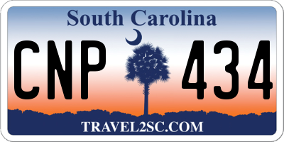 SC license plate CNP434
