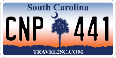 SC license plate CNP441