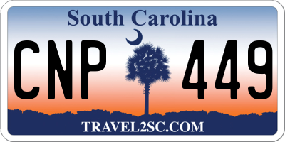 SC license plate CNP449