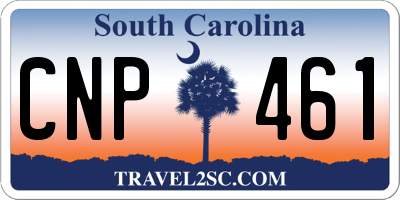 SC license plate CNP461