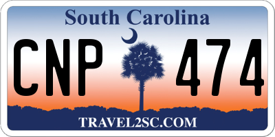 SC license plate CNP474
