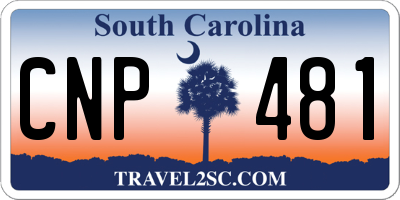 SC license plate CNP481