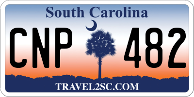 SC license plate CNP482