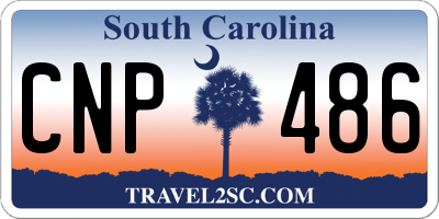 SC license plate CNP486