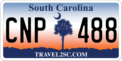 SC license plate CNP488