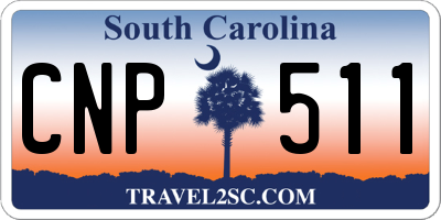 SC license plate CNP511