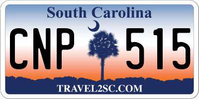 SC license plate CNP515