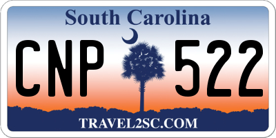 SC license plate CNP522