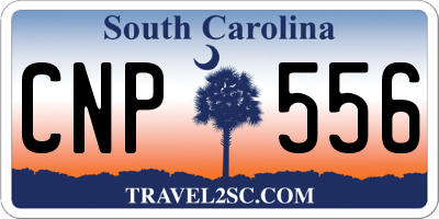 SC license plate CNP556
