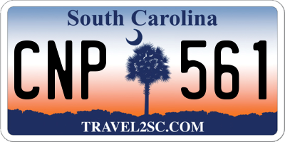 SC license plate CNP561