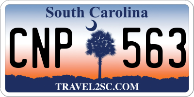 SC license plate CNP563