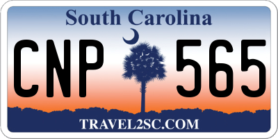 SC license plate CNP565