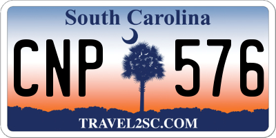SC license plate CNP576