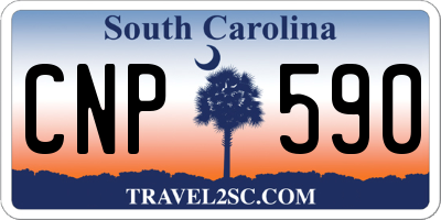 SC license plate CNP590