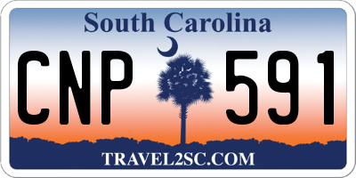 SC license plate CNP591