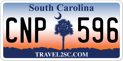 SC license plate CNP596