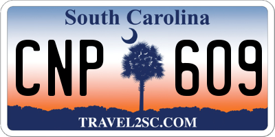 SC license plate CNP609