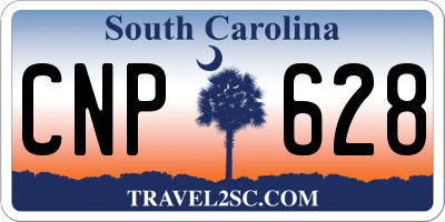 SC license plate CNP628