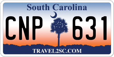 SC license plate CNP631