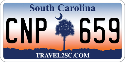 SC license plate CNP659